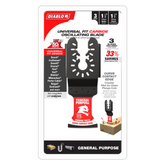 Diablo DOU125CGP3 1-1/4" AMPED™ Demo Demon™ Universal Fit Carbide Teeth Oscillating Blades for General Purpose Cuts (3-Pack)